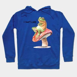 frog I don t care Hoodie